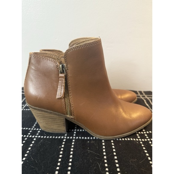 House of Harlow 1960 Shoes - House of Harlow 1960 Ankle Boots Women's 7.5 Chestnut Brown Leather Rita style